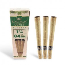 King Palm Mini Cones 70mm 3pk - 15ct Display - Natural 